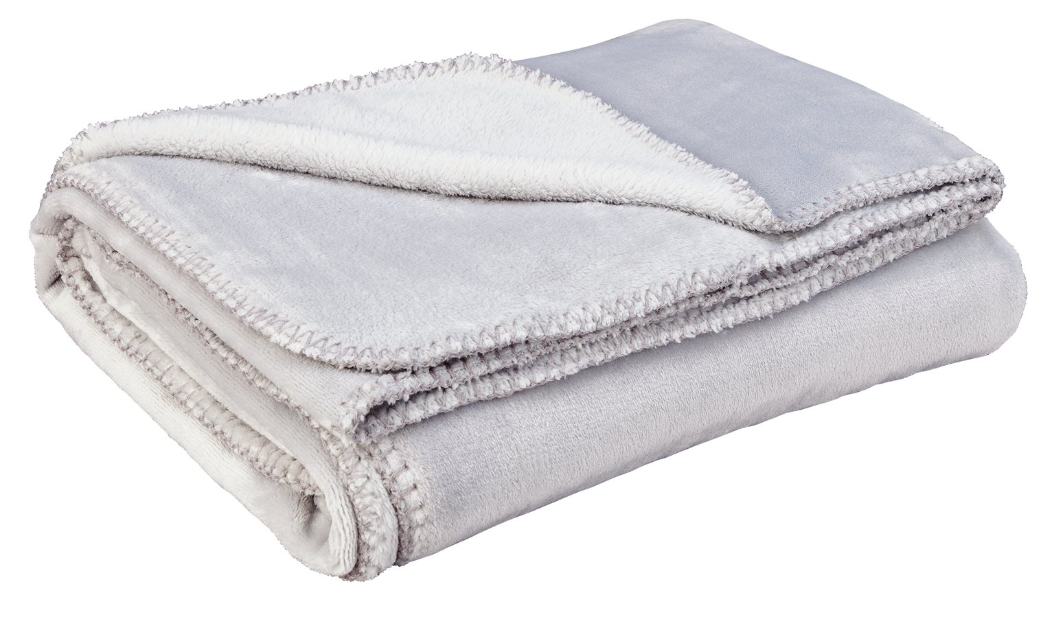 Argos Home Supersoft Large Throw - Dove Grey