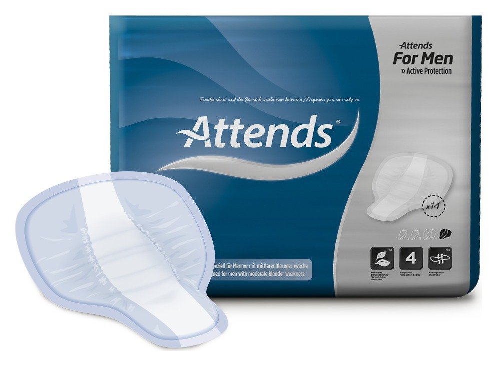 Attends For Men Level 4 - 168 Pads