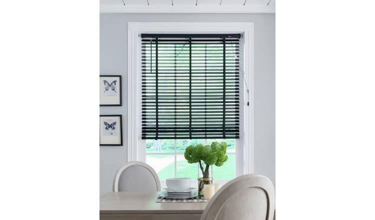 Little Black Book 50mm Venetian Blind - W180xL160cm - Black