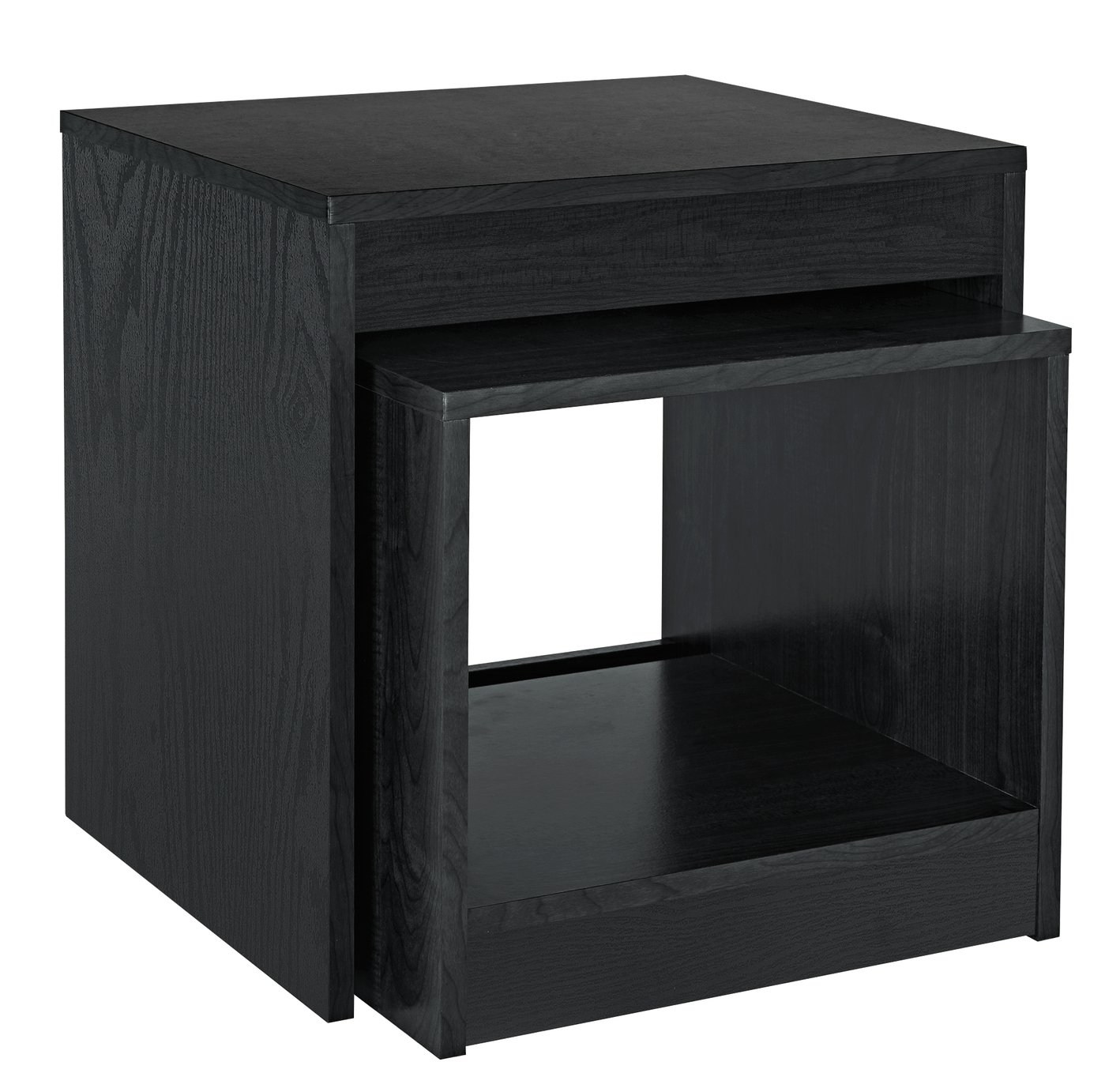 Argos Home Maine Nest of 2 Tables - Black