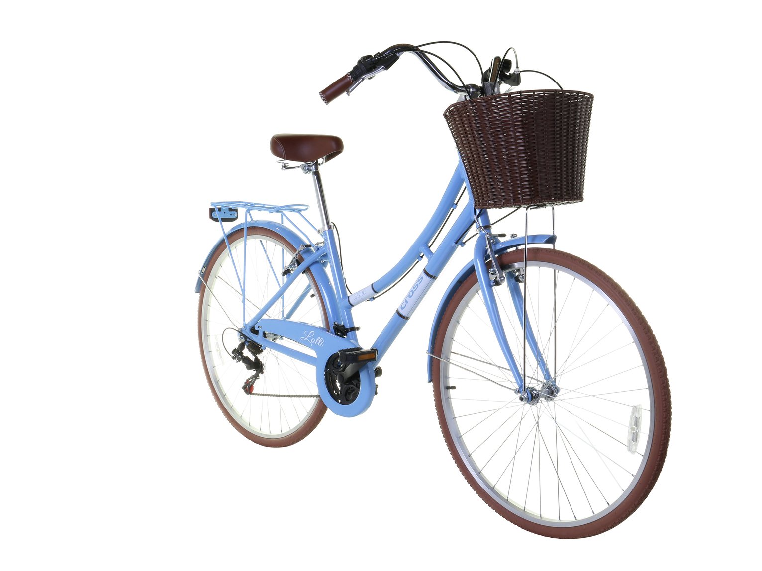 a bike with a basket