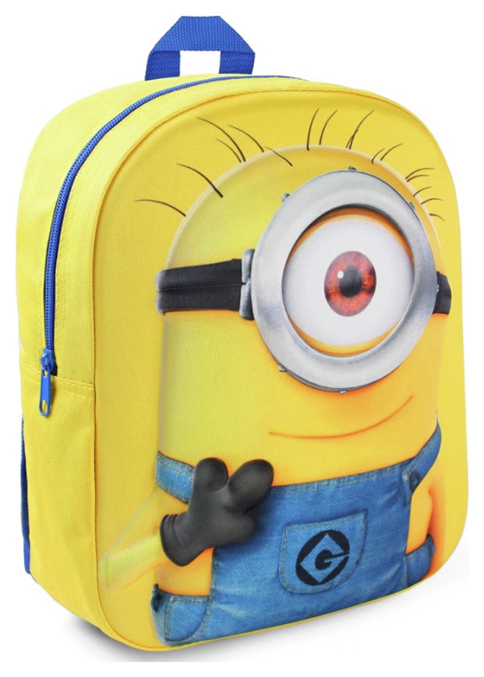 Minions Carl Embossed Backpack - Yellow