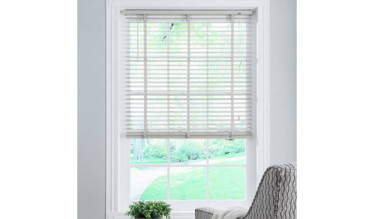 Little Black Book Basswood Grey 50mm Venetian Blind - 180cm