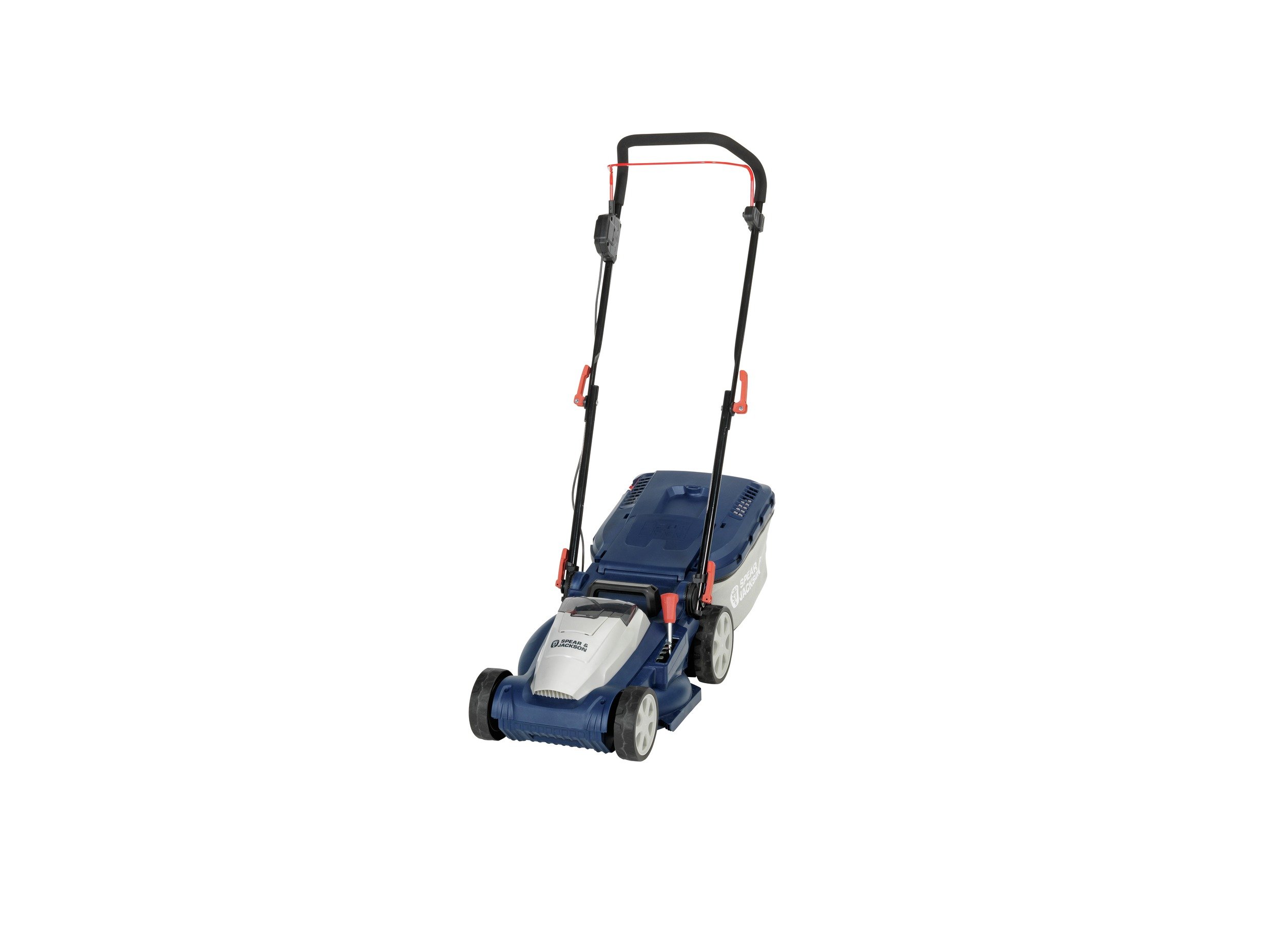 spear & jackson 34cm cordless lawnmower and trimmer