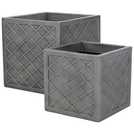 Buy Sankey Square Lazio Planters - Set of 2 | Garden pots and planters ...