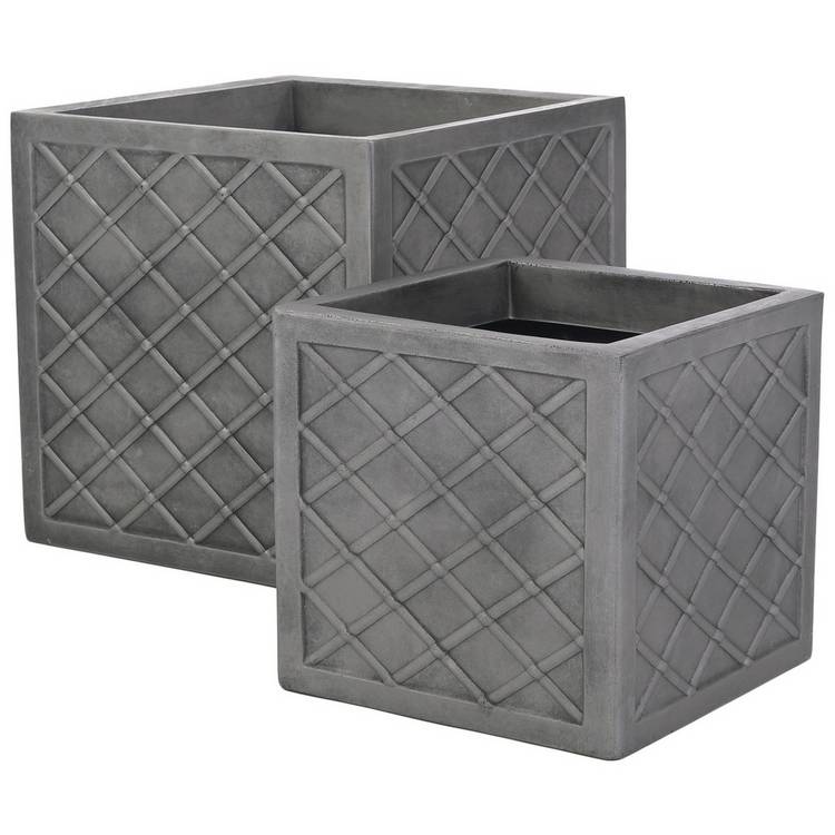 Sankey Square Lazio Planters - Set of 2 0