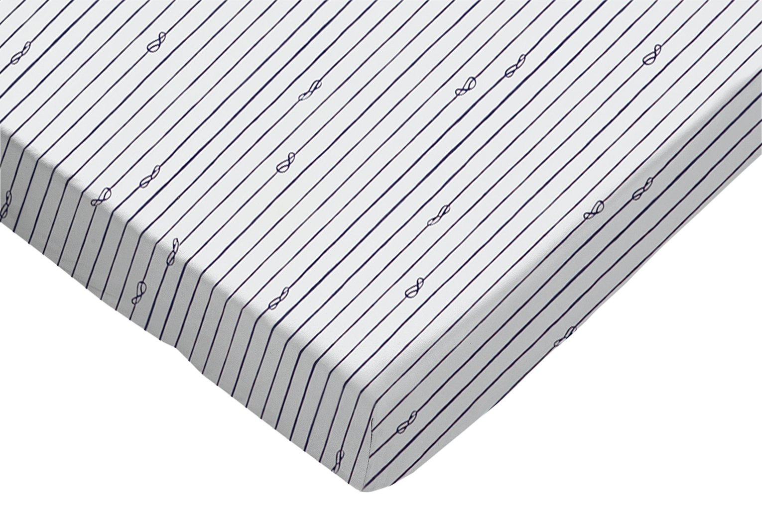 Argos Home Blue Knotted Rope Fitted Sheet - Single