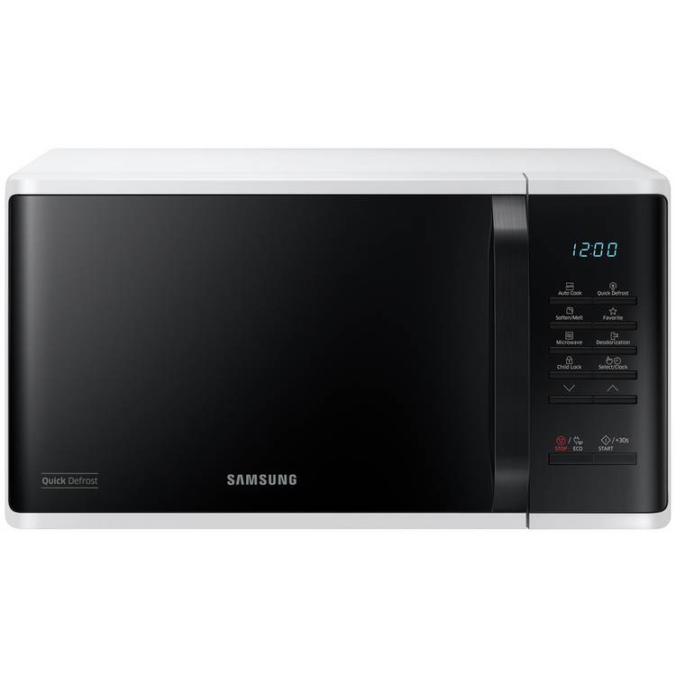 Samsung 800W Standard Microwave MS23K3513AW - White 0