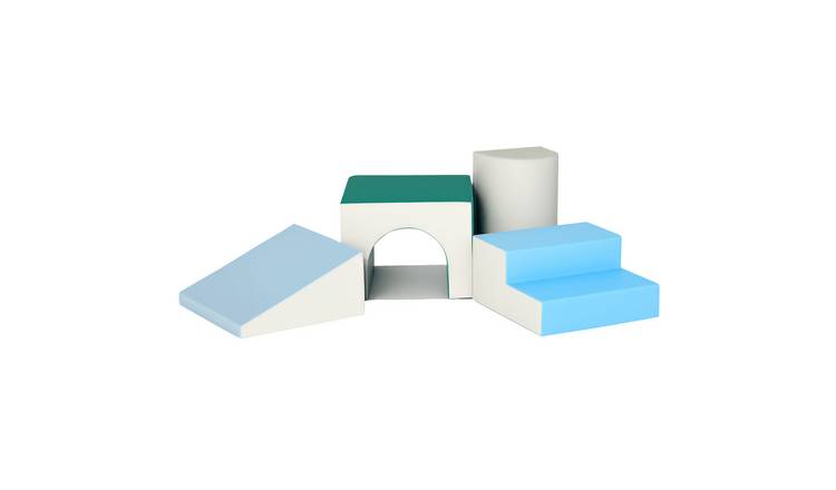 HOMCOM 4 Piece Climb Crawl Foam Kids Activity Play Set - Multicoloured