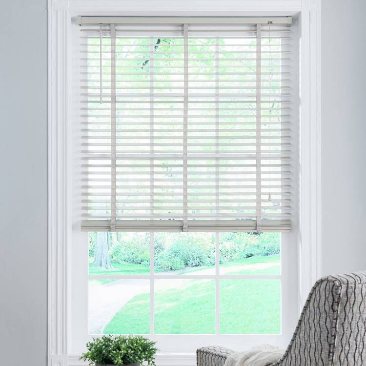 Little Black Book Basswood Warm Grey Venetian Blind - 110cm 0