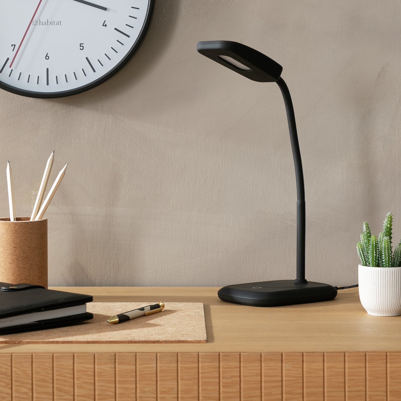 Hygena Silby LED Soft Touch Desk Lamp