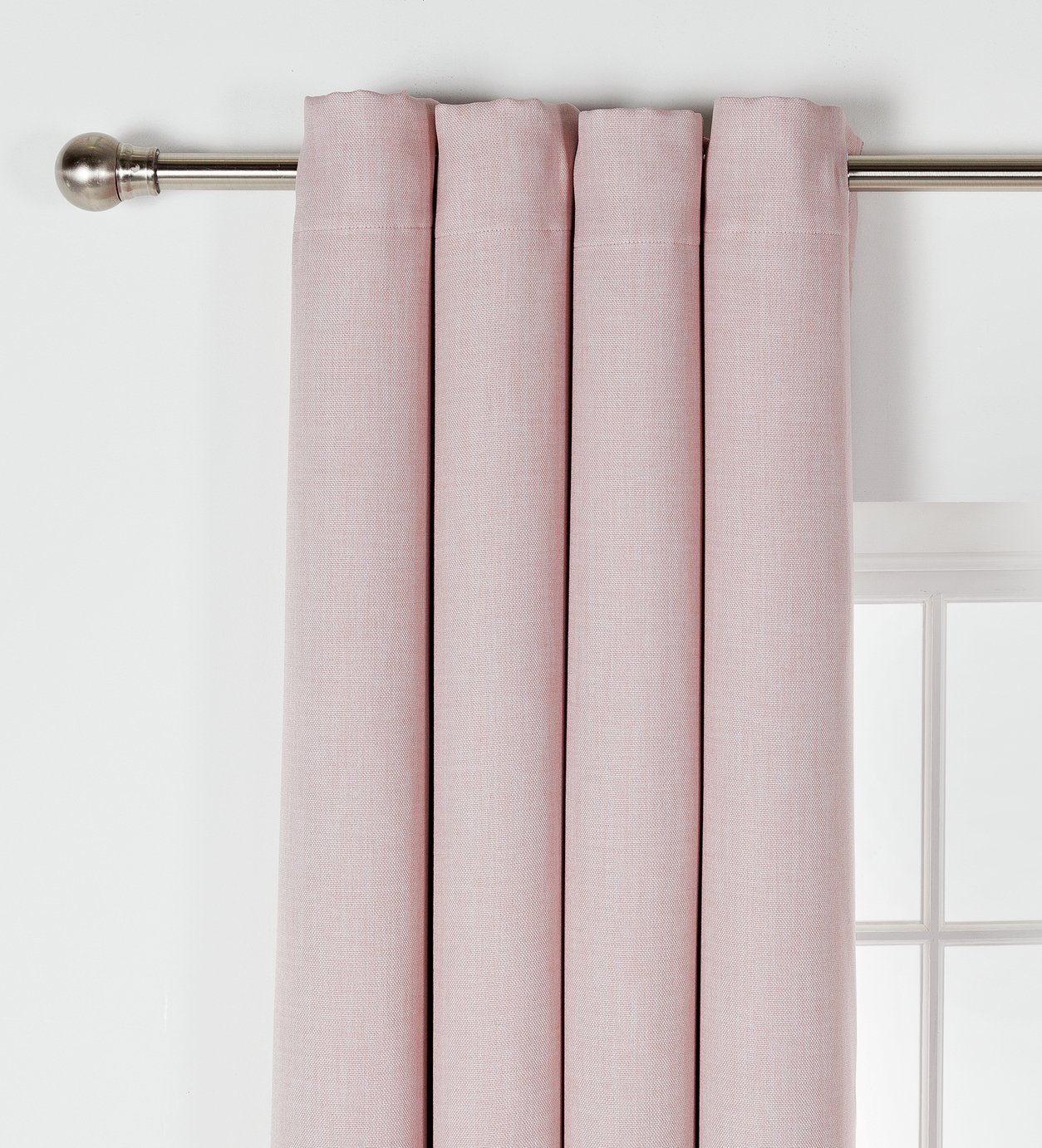 Argos Home Twilight Blackout Curtains - 168x183cm - Blush