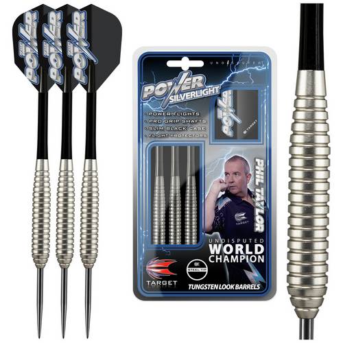 Buy Phil Taylor Silverlight 24g TungstenLook Darts Darts Argos