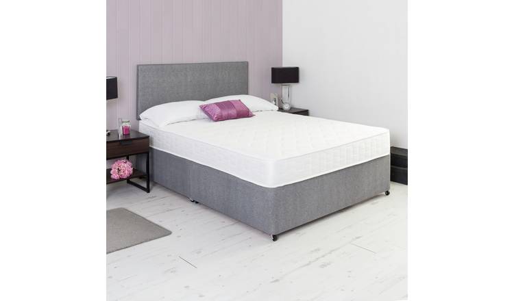 Grey double store divan base