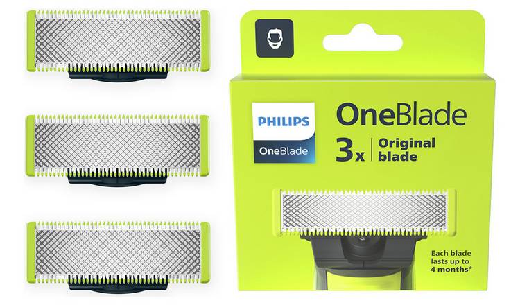 Philips OneBlade QP230/50 Replacement Blade - Pack of 3 - 1 year