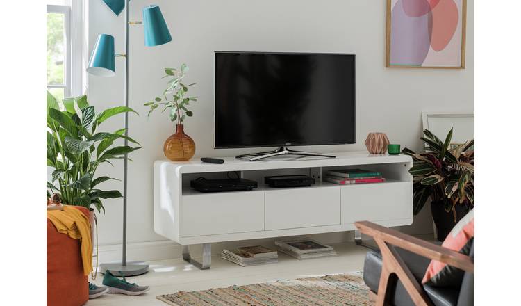 Argos high deals gloss tv unit