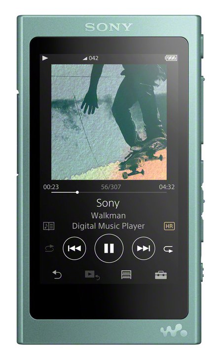 Sony NWA45GCEW Hi-Res Walkman 16GB MP3 Player - Green