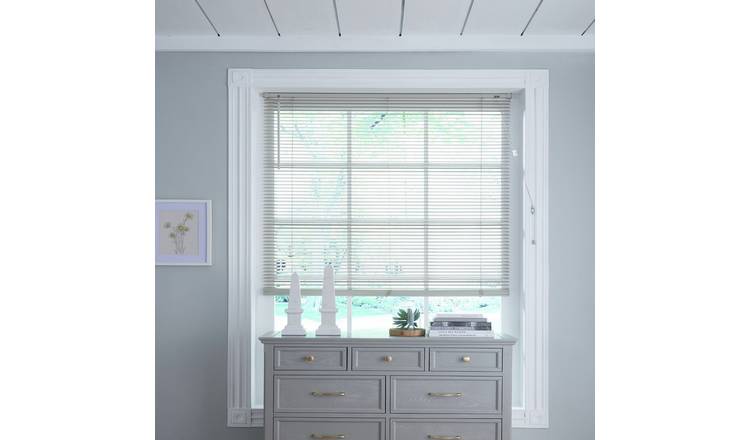 Little Black Book Basswood Warm Grey Venetian Blind - 120cm