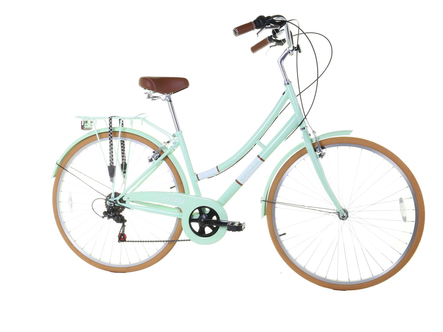 cross milly 26 in rigid classic heritage female hybrid bike