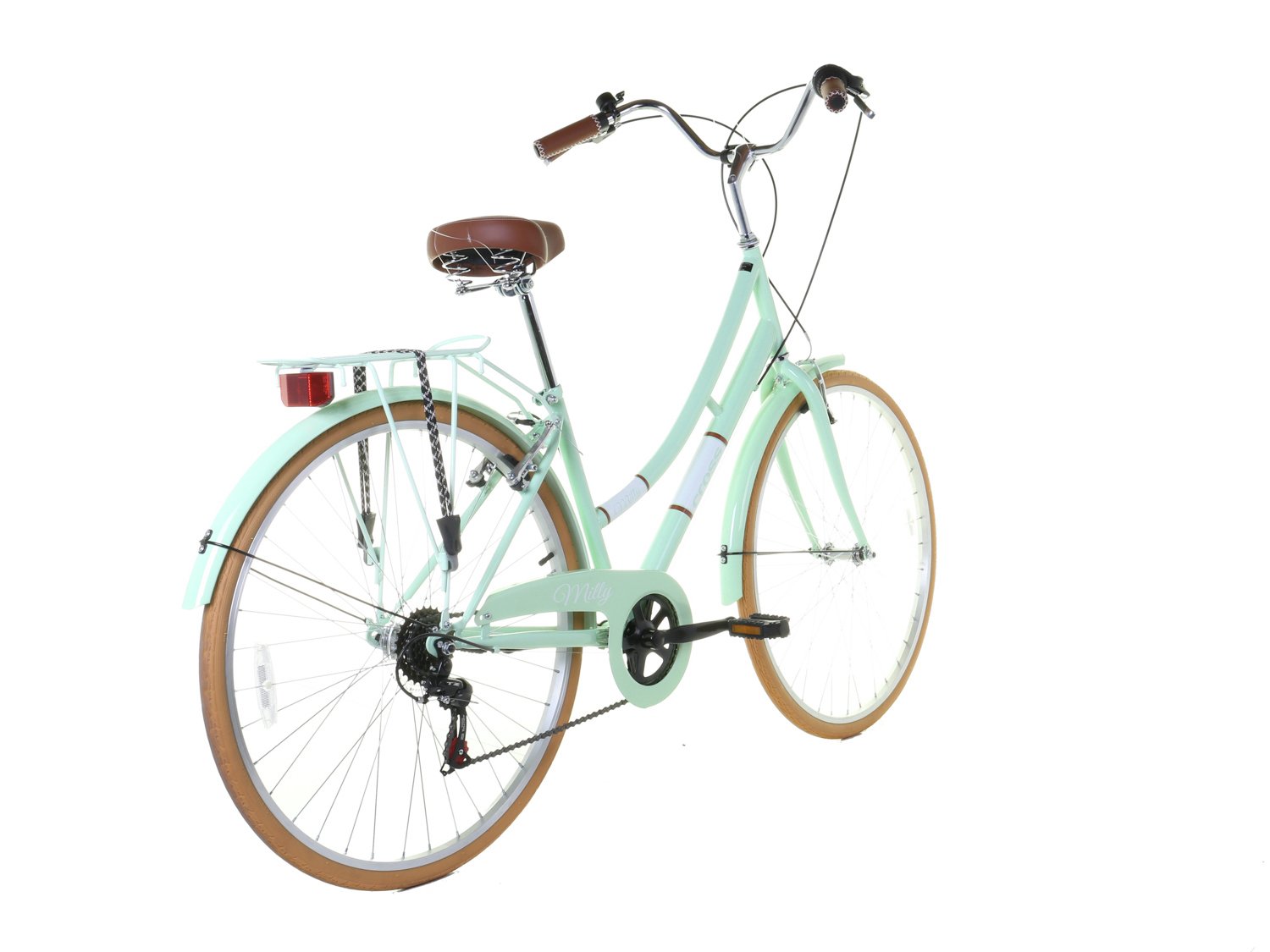 cross milly 26 in rigid classic heritage female hybrid bike