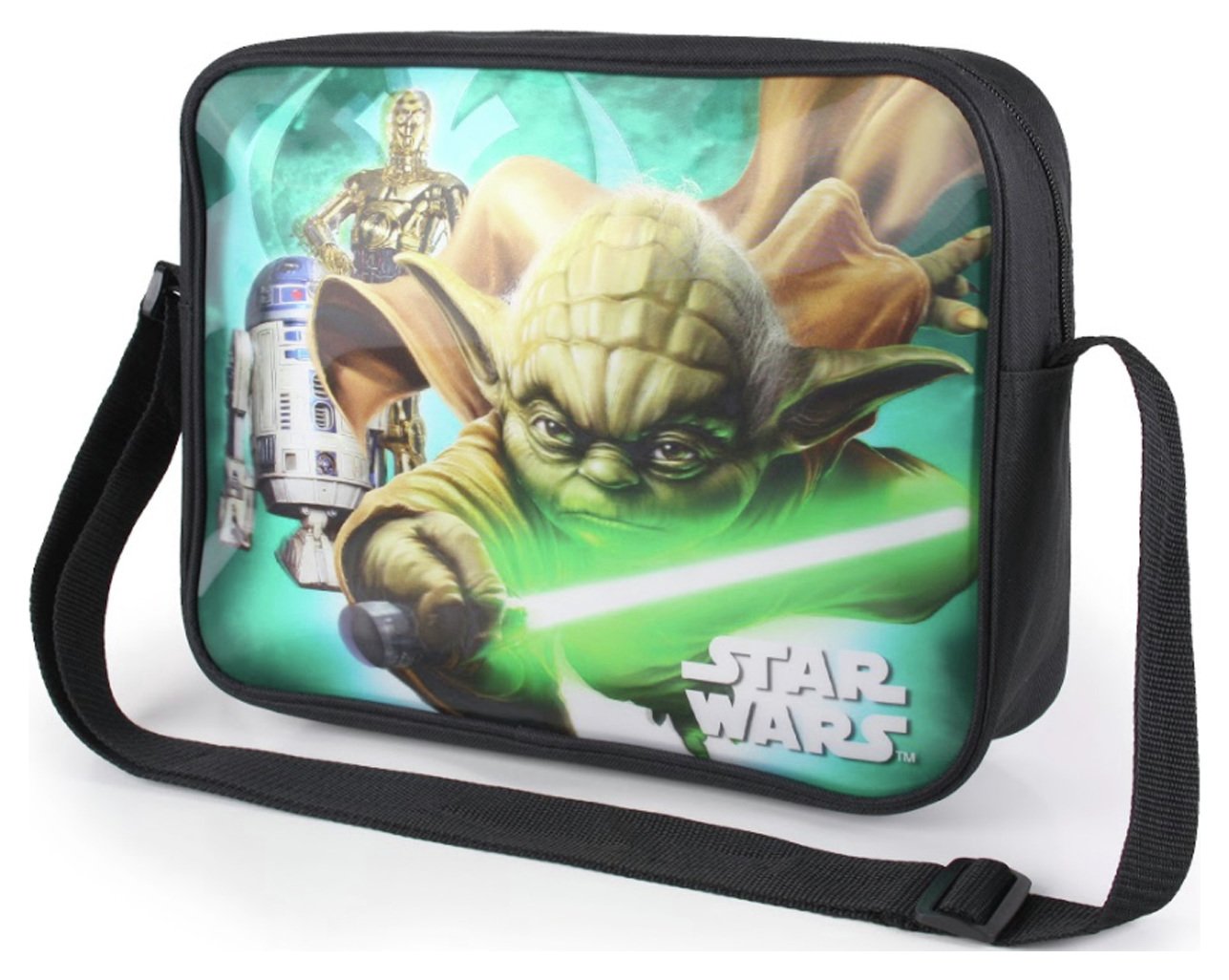 Star Wars Yoda Lightsaber Shoulder Bag Black