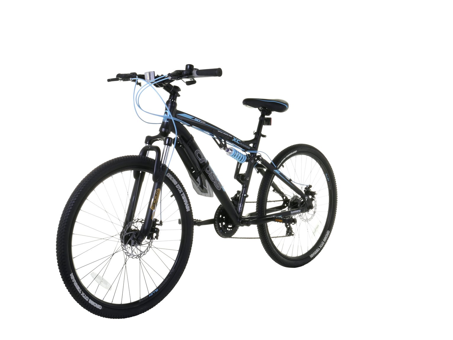 cross dxt700 26 inch dual suspension male mountain bike