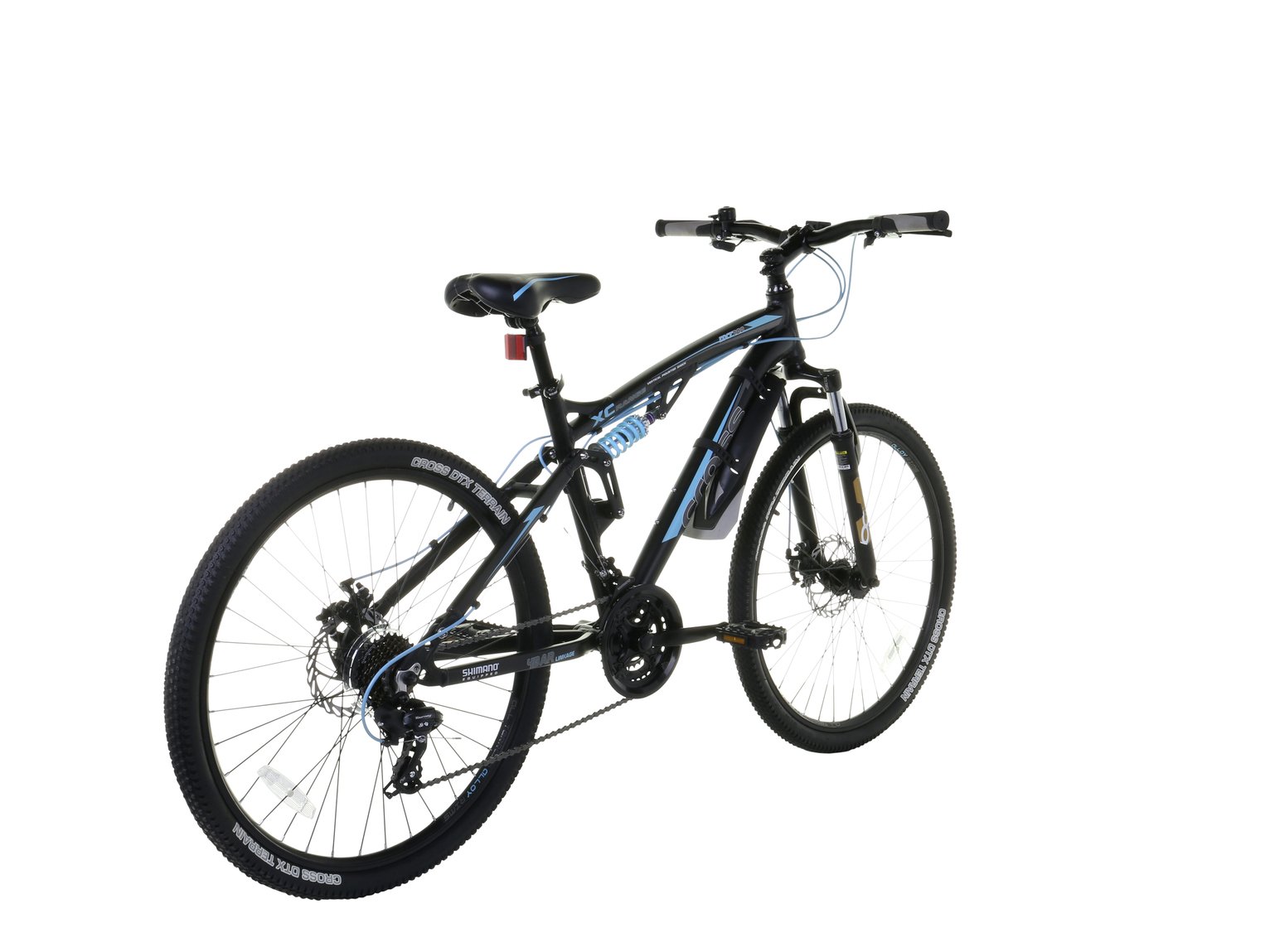 cross dxt700 26 inch dual suspension male mountain bike