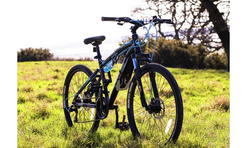 Cross dxt700 26 inch dual suspension male mountain bike on sale