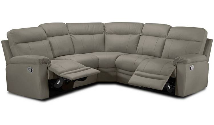 Argos leather sofa online recliner