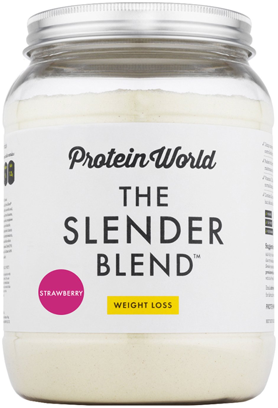 Protein World Slender Blend 600G - Strawberry