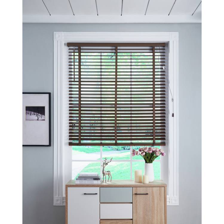 Little Black Book Basswood Walnut Venetian Blind - 90cm 0