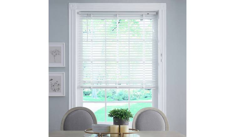 Little Black Book Basswood White Venetian Blind - 130cm