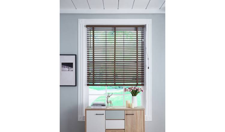 Little Black Book 50mm Venetian Blind - Walnut - 180x160cm