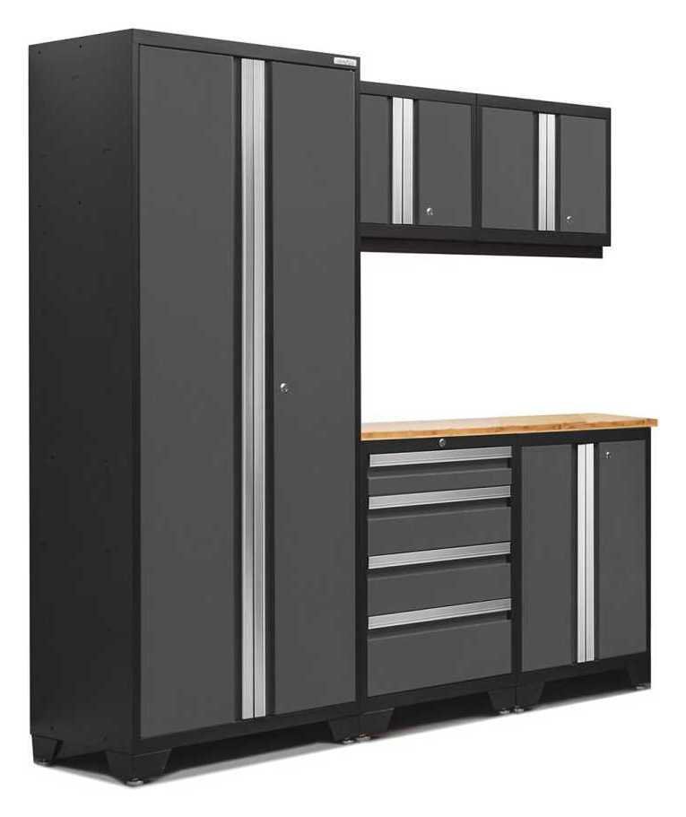 Bold 3.0 Grey 6 piece Garage Cabinet Set