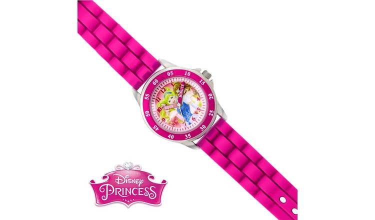 Buy Disney Princess Kid's Pink Silicone Strap Watch | Kids watches