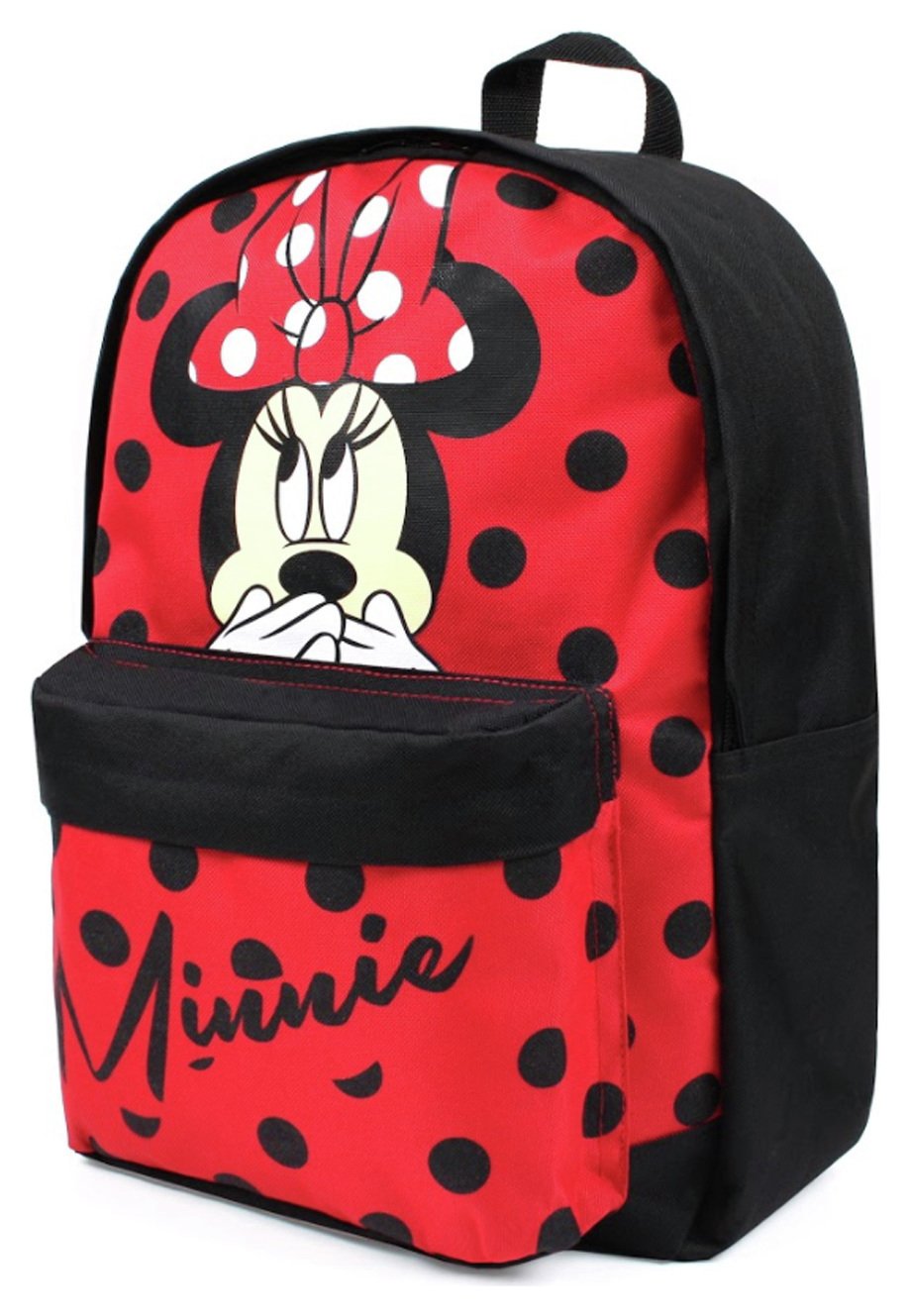 Disney Minnie Mouse Polka Dot Backpack - Black