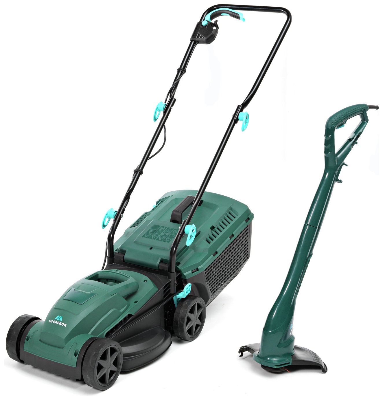 McGregor 33cm Corded Rotary Lawnmower 1200W and Trimmer 250W Review