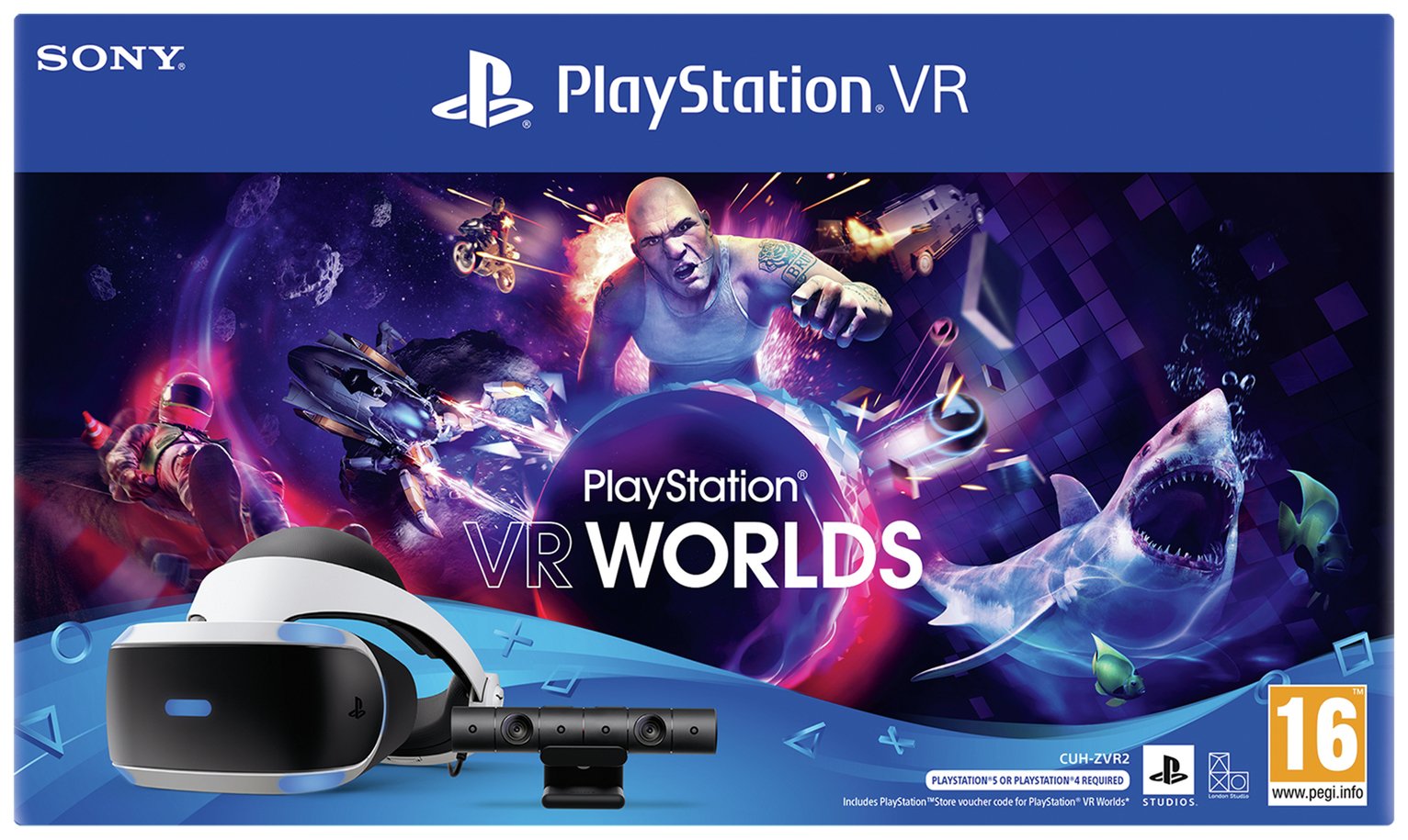 Buy PlayStation VR with VR Worlds Mega Starter Bundle | Virtual Reality  Headsets | Argos