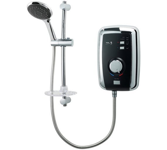 Triton Opal 3 10.5kW Electric Shower - Black