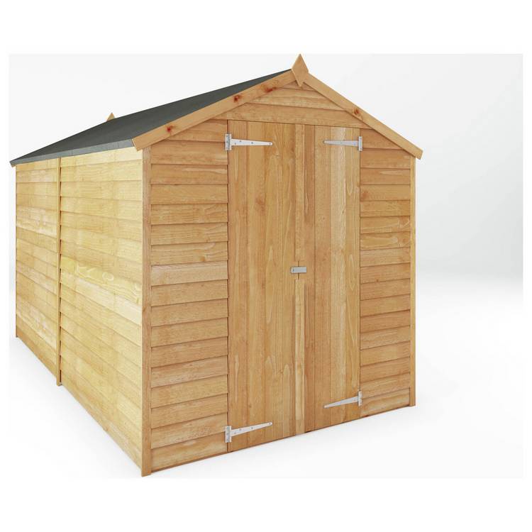 Mercia Wooden Overlap Windowless Shed 10 x 6ft 0