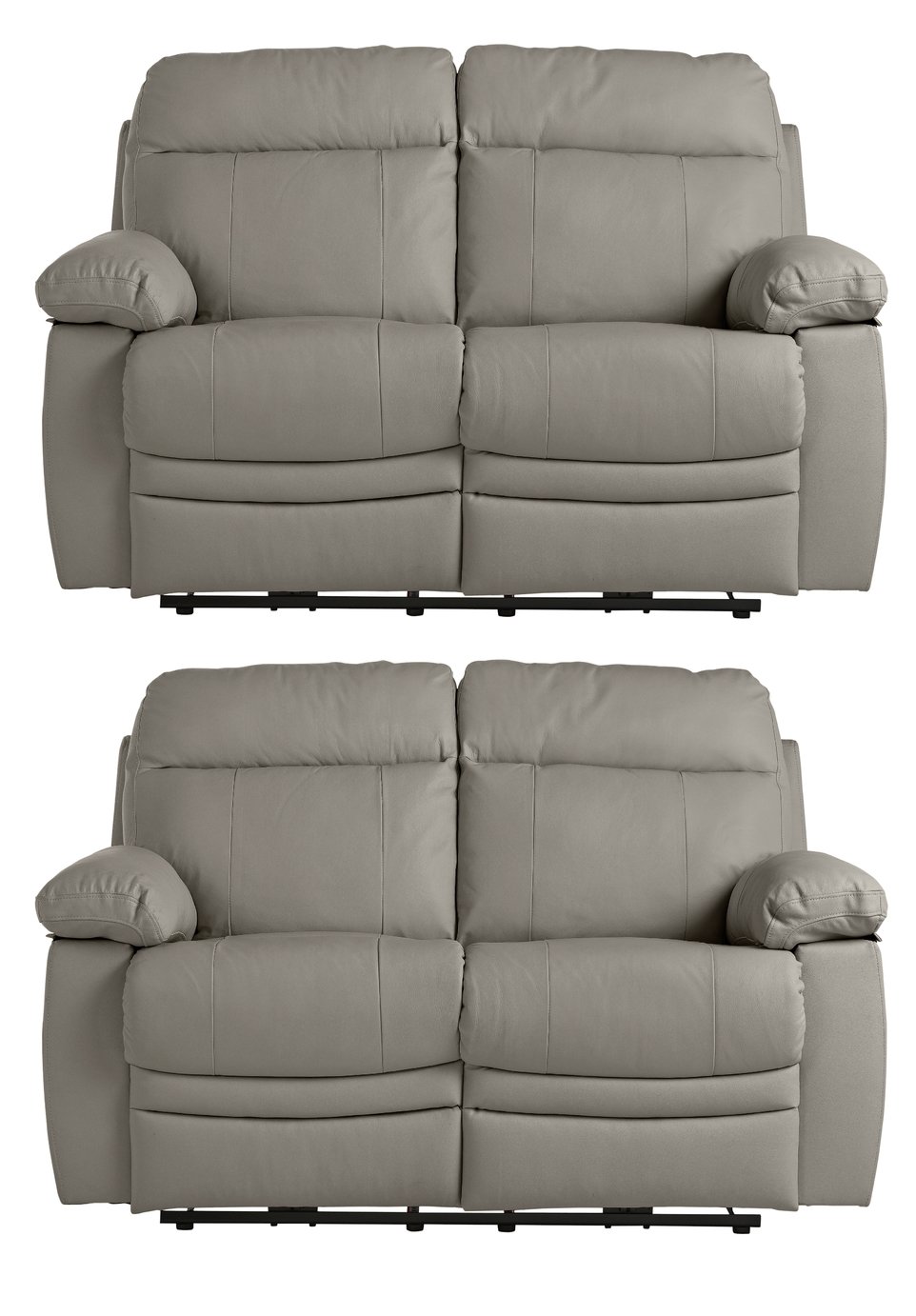 Argos Home New Paolo Pair of 2 Seater Recliner Sofas