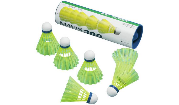 Buy Mavis 300 Yellow Badminton Shuttlecocks - 6 Pack | Shuttlecocks | Argos