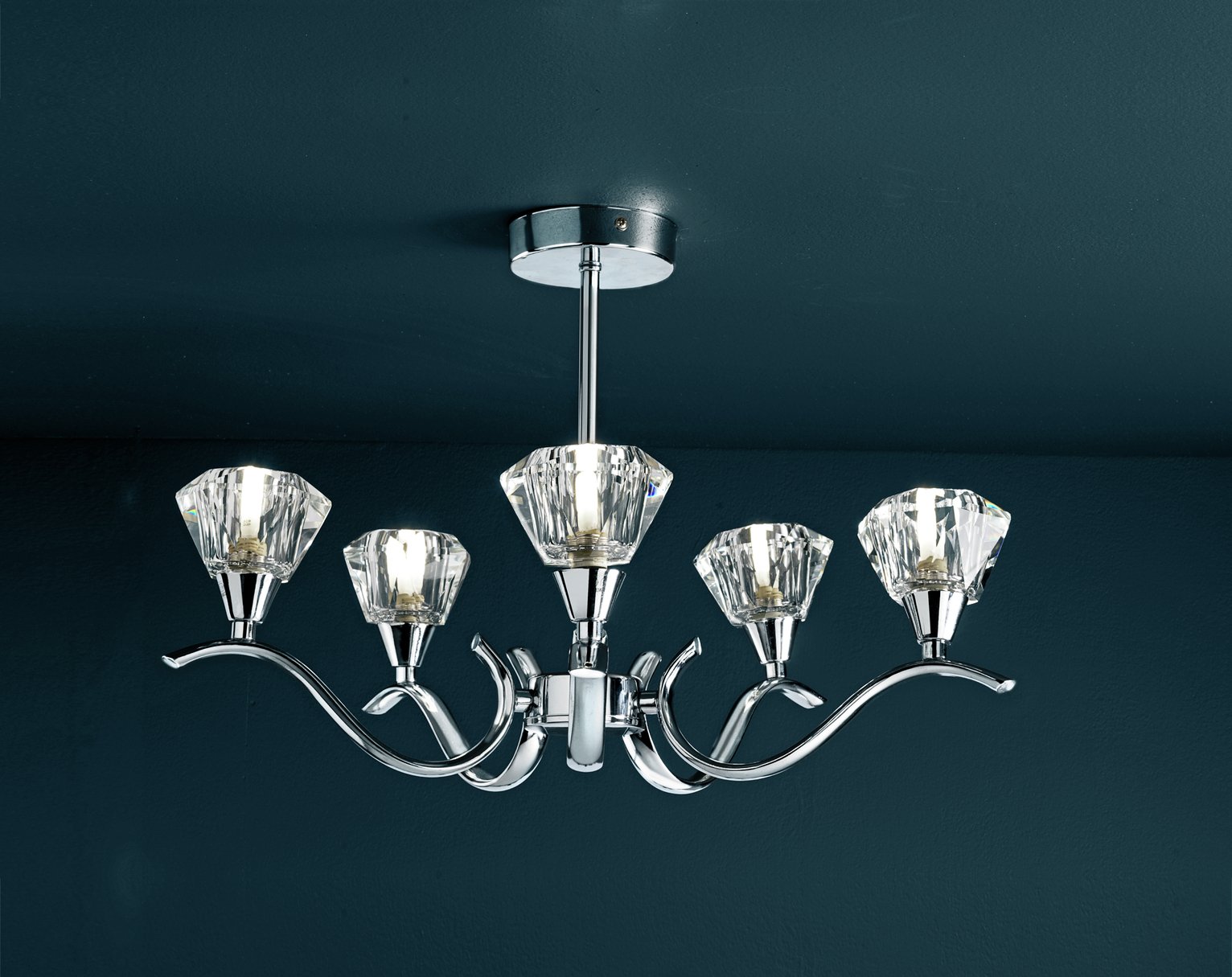 Argos Home Hadley 5 Light Glass Ceiling Shade Reviews