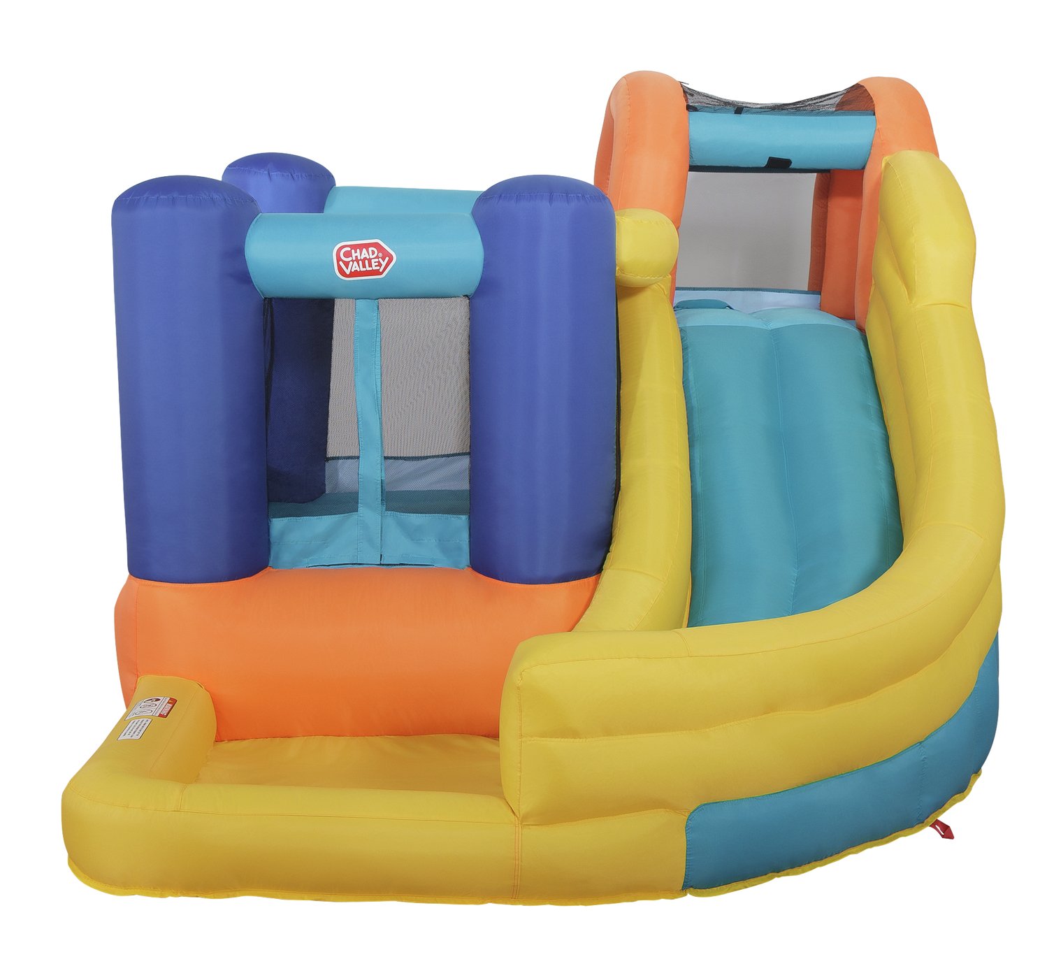 Chad Valley 9.5ft Inflatable Funhouse with Pool and Slide