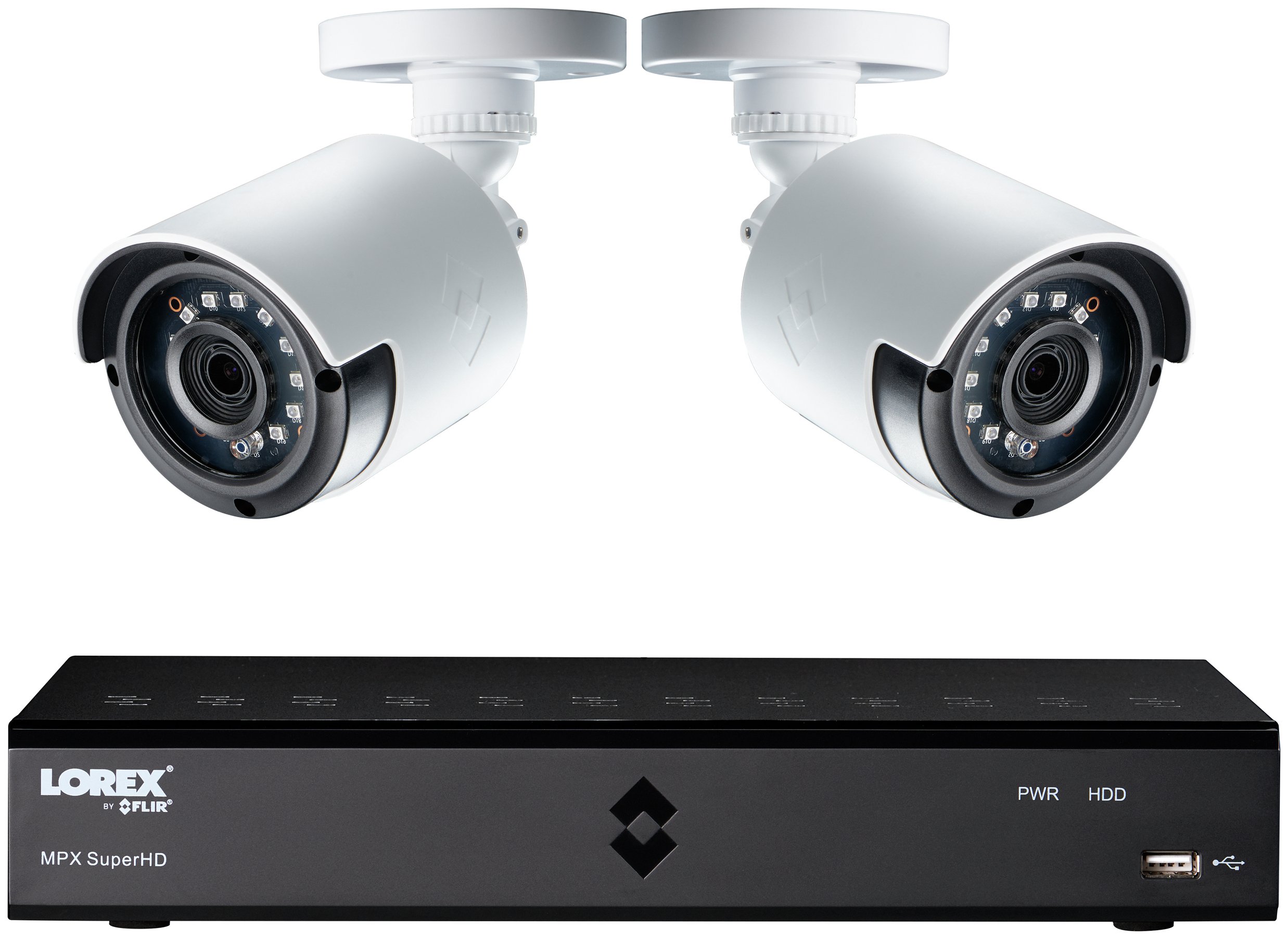 Lorex 4 Channel 1080p HD DVR with 2 x HD Cameras