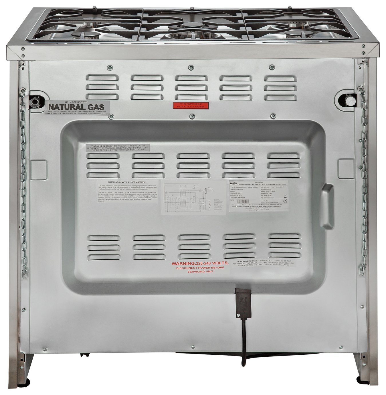 Bush BRCNB90SPSS 90cm Dual Fuel Range Cooker Reviews