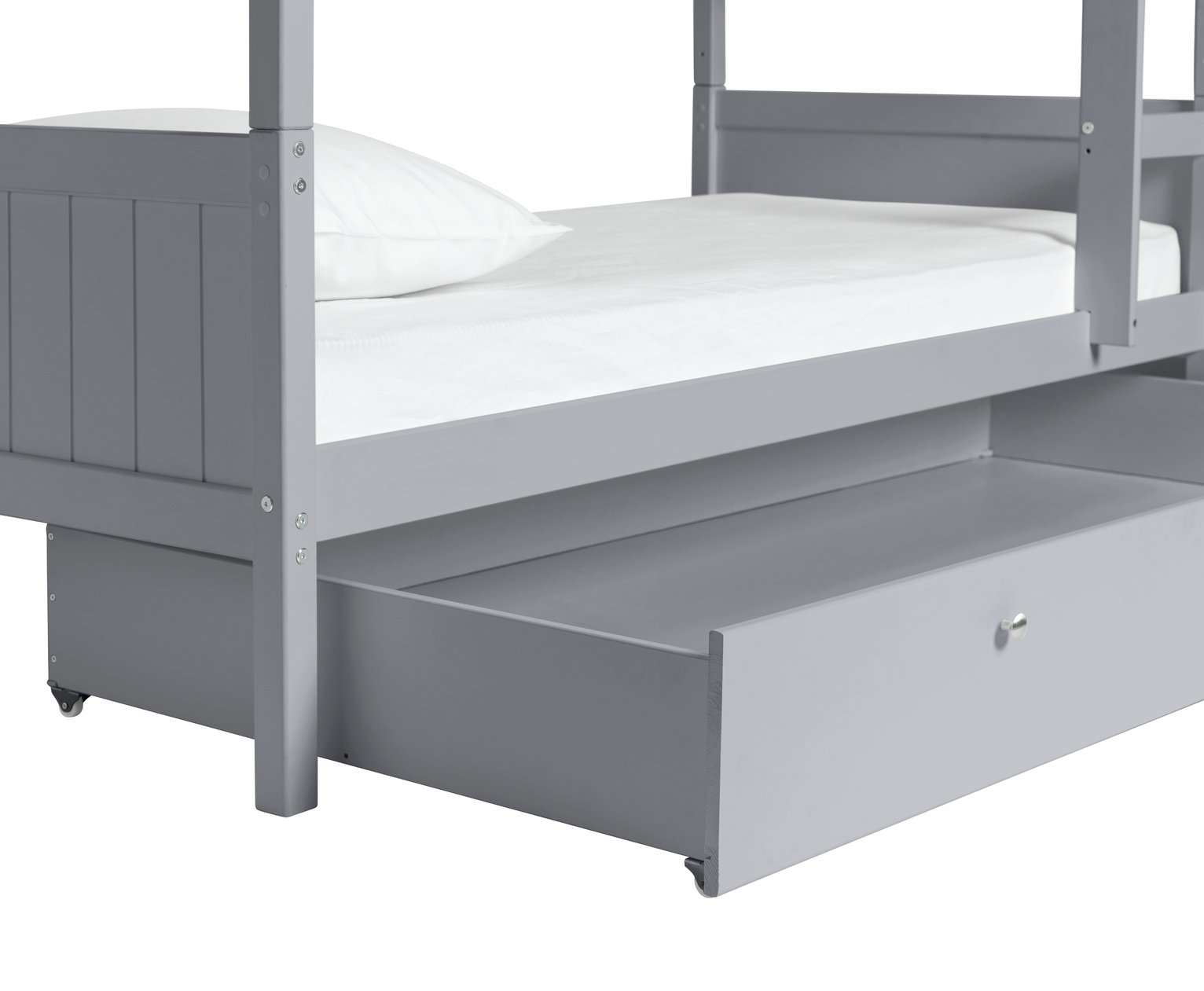 Argos Home Detachable Grey Bunk Bed Frame with Drawer Reviews