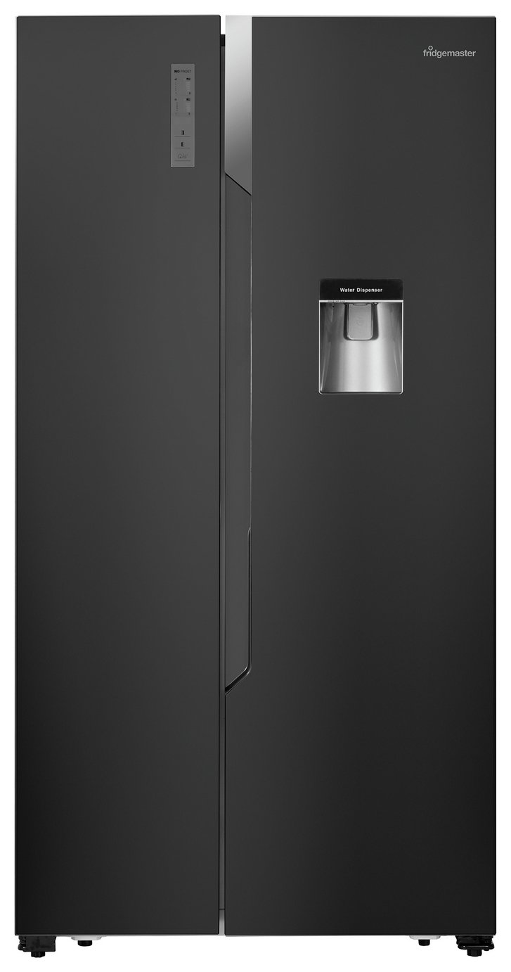 Fridgemaster MS91515BFF American Fridge Freezer - Black