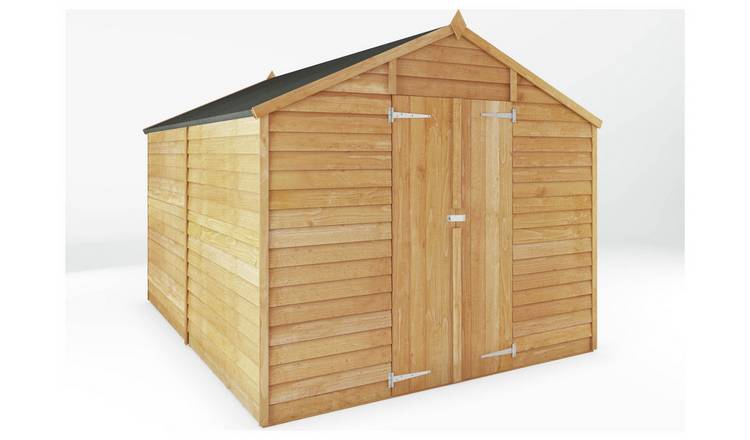 Mercia Wooden 10 x 8ft Overlap Windowless Shed