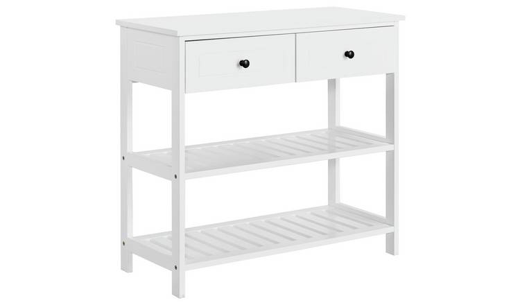 Buy Argos Home 2 Drawer Console Table - White | Console tables | Argos